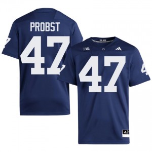 Durable Aidan Probst #47 Penn State Navy Jersey | Men University Football Stitched Fan Gear 76360421