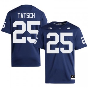 #25 Alex Tatsch PSU Nittany Lions Navy Jersey | Classic Stitched Men Player Football Gear 77934143