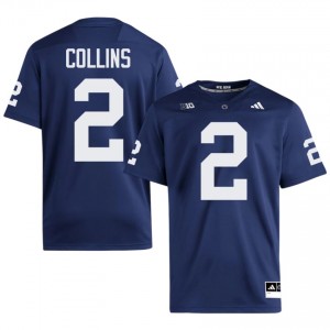 Top-Tier Audavion Collins #2 Penn State Navy Jersey | Men University Football Stitched Fan Gear 60280753