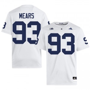 Elite Thread Bobby Mears #93 Penn State White Jersey | Men University Football Embroidery Fan Gear 28924073