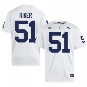 Brock Riker #51 Penn State Nittany Lions Jersey | Gameday White College Football Men Embroidery 25119610