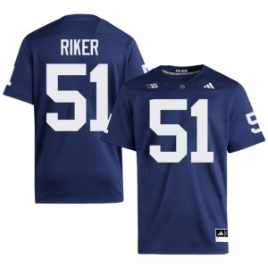 PSU Brock Riker #51 Navy Jersey | Premium Stitched NCAA Football Men Apparel 91483701