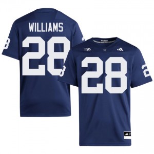 PSU Bryson Williams #28 Navy Jersey | Essential Stitched NCAA Football Men Apparel 78413561