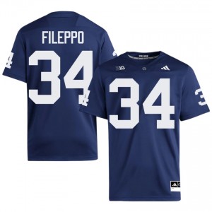 Top-Tier Chris Fileppo #34 Penn State Navy Jersey | Men University Football Stitched Fan Gear 19877741