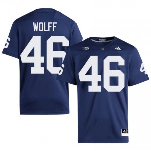 Navy Evan Wolff #46 Nittany Lions Jersey | Men High School Football Limited Stitched 67971785
