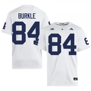 Gabe Burkle #84 Penn State Nittany Lions Jersey | Iconic White College Football Men Embroidery 82028005