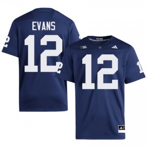 Navy Kase Evans #12 Nittany Lions Jersey | Men High School Football Fresh Stitched 72450795