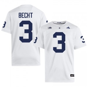 Rocco Becht #3 Penn State Nittany Lions Jersey | Iconic White College Football Men Embroidery 11497343