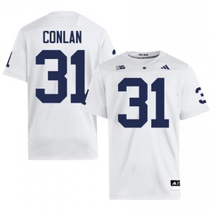 White Shane Conlan #31 Nittany Lions Jersey | Men High School Football Licensed Embroidery 45432533
