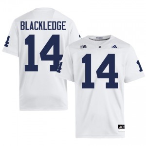 Officially Licensed Todd Blackledge #14 Penn State White Jersey | Men University Football Embroidery Fan Gear 74707448