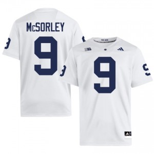 PSU Trace McSorley #9 White Jersey | Pro Cut Embroidery NCAA Football Men Apparel 72847528