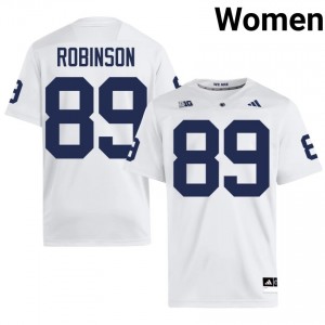 Elite Thread Dave Robinson #89 Penn State White Jersey | Women University Football Stitch Fan Gear 37078430