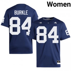 Navy Gabe Burkle #84 Nittany Lions Jersey | Women High School Football Fresh Embroidery 88788534