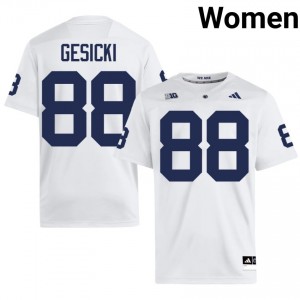 Officially Licensed Mike Gesicki #88 Penn State White Jersey | Women University Football Stitch Fan Gear 93977564
