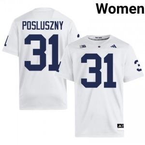 PSU Paul Posluszny #31 White Jersey | Pro Cut Stitch NCAA Football Women Apparel 93847562