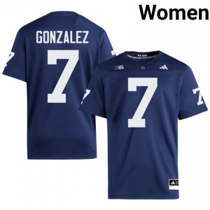 Peter Gonzalez #7 Penn State Nittany Lions Jersey | Pro-Grade Navy College Football Women Embroidery 84755281