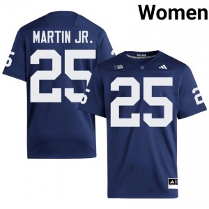 Navy Quinton Martin Jr. #25 Nittany Lions Jersey | Women High School Football Limited Embroidery 69296241