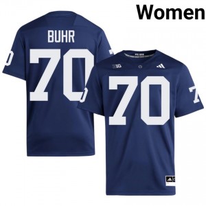 Durable Trevor Buhr #70 Penn State Navy Jersey | Women University Football Embroidery Fan Gear 55078924