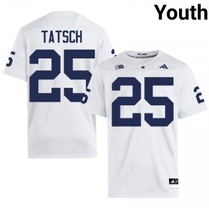 Alex Tatsch #25 Penn State Nittany Lions Jersey | Iconic White College Football Youth Stitched 76079876