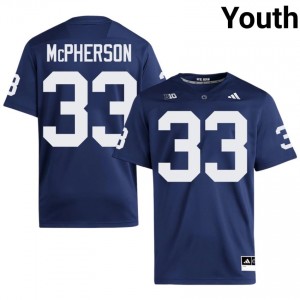 #33 Alexander McPherson PSU Nittany Lions Navy Jersey | Elite Swen Youth Player Football Gear 54935112