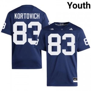 Durable Brian Kortovich #83 Penn State Navy Jersey | Youth University Football Swen Fan Gear 84855670