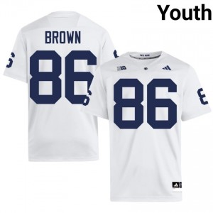 Officially Licensed Courtney Brown #86 Penn State White Jersey | Youth University Football Stitched Fan Gear 81454938