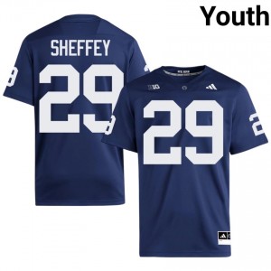 PSU D'Antae Sheffey #29 Navy Jersey | Premium Swen NCAA Football Youth Apparel 26227302