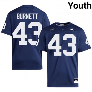 Dayshaun Burnett #43 Penn State Nittany Lions Jersey | Pro-Grade Navy College Football Youth Swen 38074907