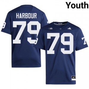 Donnie Harbour #79 Penn State Nittany Lions Jersey | Exclusive Navy College Football Youth Swen 88727976