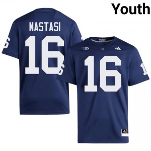 Navy Donte Nastasi #16 Nittany Lions Jersey | Youth High School Football Fresh Swen 86337208