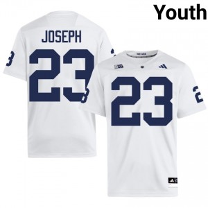 #23 Jahmir Joseph PSU Nittany Lions White Jersey | Alumni Stitched Youth Player Football Gear 50948723
