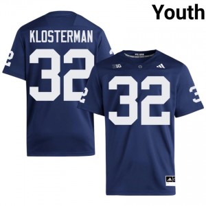 PSU John Klosterman #32 Navy Jersey | Essential Swen NCAA Football Youth Apparel 15401946