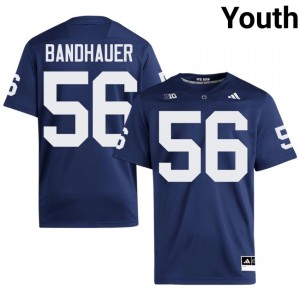 Durable Mason Bandhauer #56 Penn State Navy Jersey | Youth University Football Swen Fan Gear 17224950