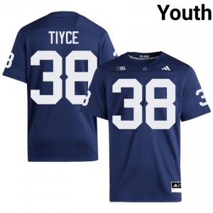 Top-Tier Nathan Tiyce #38 Penn State Navy Jersey | Youth University Football Swen Fan Gear 25907640