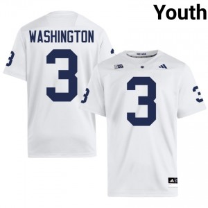 Parker Washington #3 Penn State Nittany Lions Jersey | Gameday White College Football Youth Stitched 14729794