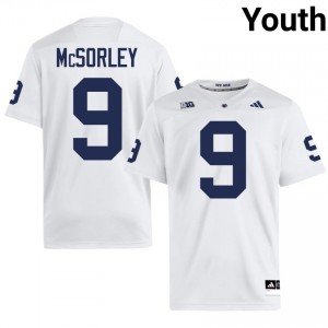 Trace McSorley #9 Penn State Nittany Lions Jersey | Iconic White College Football Youth Stitched 85953596
