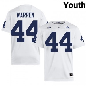 Tyler Warren #44 Penn State Nittany Lions Jersey | Iconic White College Football Youth Stitched 86729193